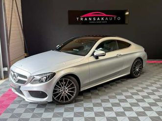 mercedes classe c coupe 220 d 9g-tronic sportline amg - véhicule français – toit ouvrant – caméra de recul – ciel étoilé