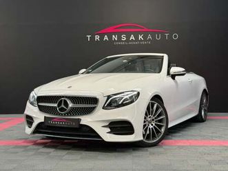 mercedes classe e cabriolet 220 d 9g-tronic sportline suivi entretien mercedes