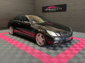 mercedes classe e coupe 500 executive a - 5.5 v8 atmo - vidange boite auto ok - suivi mercedes-benz