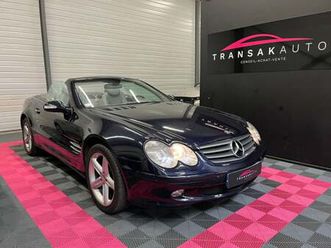 mercedes classe sl roadster v6 3.7 i 350 a 245 cv r230 + sieges electriques a memoire / chauffants + feux xenon