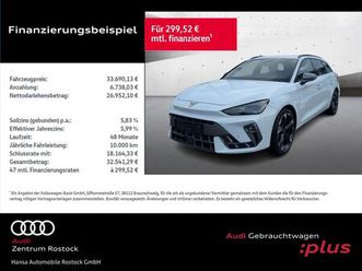 cupra leon sportstourer 2.0 tdi+navi+led+ahk+kamera+fu