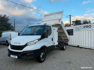 iveco 35c14 benne + coffre 1main tva gar12mois
