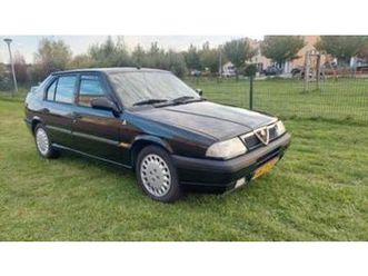 zwarte alfa 33 1.7 boxer 16v quadrifoglio topstaat nl-auto — alfa romeo — marktplaats