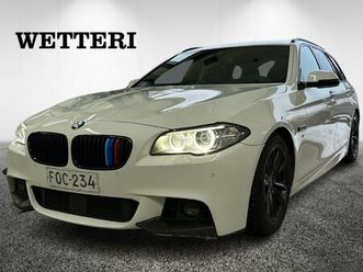 bmw 535 twinpower turbo a f11 m-sport touring - m-sport / sähköinen vetokoukku / digimittaristo / sportti-nahat / hifi / sähköisesti säätyvä ja korkeus säädettä