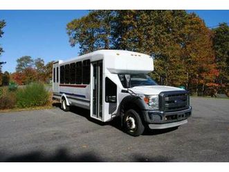 2012 ford f550 eldorado 14 pass bus wheel chair lift v10 gas low miles