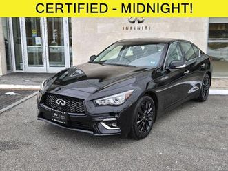 certified 2023 infiniti q50 3.0t luxe
