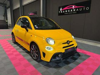 abarth 595c e6d temp 1.4 turbo 16v t-jet 145 cv bva5 + échappement monza + toit ouvrant + radar ar + clim auto