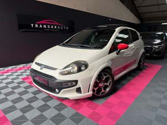 fiat abarth punto evo 1.4 tb 163cv / entretien ok fiat / toit ouvrant / alcantara / frein brembo