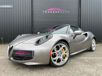alfa romeo 4c spider 1750 tbi 240 ch tct standard edition