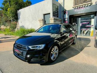 audi a3 sportback 2.0 tdi 184 s tronic 7 quattro s line - kit rs3 - virtual cockpit - toit ouvrant - entretien et vidange boite effectués -