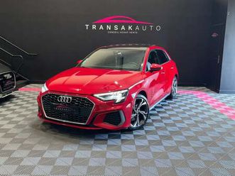 audi a3 sportback 30 tdi 116 s line / premiere main / toit ouvrant / audio bang & olufsen