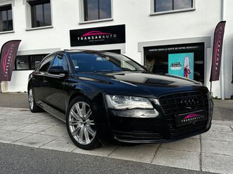audi a8 l v6 3.0 tdi 250 quattro avus tiptronic 8 - places executive - carplay - caméra 360°