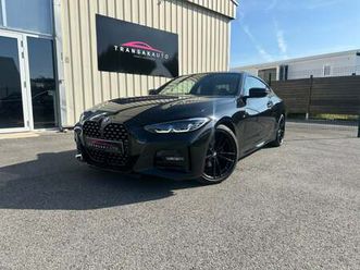 bmw serie 4 coupe g22 420d 190 ch bva8 m sport / ecran 14.9 / toit ouvrant / pack black