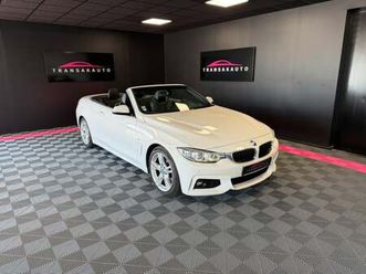 bmw serie 4 cabriolet f33 lci 430i m sport 252 ch bva8 - suivis / ct vierge