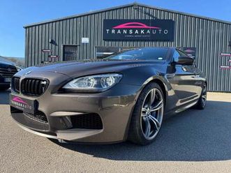 bmw m6 coupe f13 m 4.4 v8 biturbo 560 cv boite automatique dkg7 - état concours -