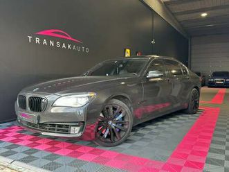 bmw serie 7 f01 lci/f02 lci 760li v12 544ch exclusive / historique d'entretien / toit ouvrant / harman kardon / tv arrières etc...