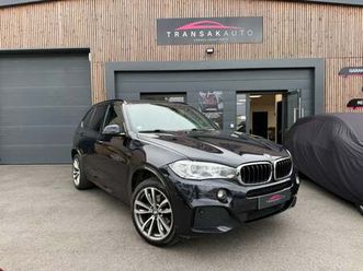 bmw x5 f15 xdrive30d 258 cv m sport a + toit ouvrant + attelage + carplay + affichage tête haute + caméra