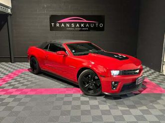 chevrolet camaro 6.2 v8 zl1 588 cv + camera de recul + affichage tete haute