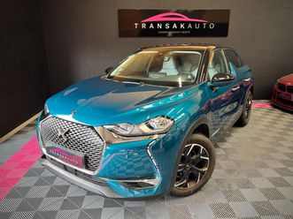 ds ds3 crossback 1.2 102ch rivoli - carplay - radar av/ar - regulateur/limiteur de vitesse