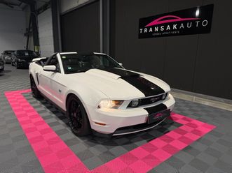 ford mustang gt cabriolet 4.6l v8 + sièges chauffants + sièges cuirs