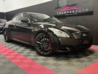 infiniti g cabriolet g37 3.7 v6 gt premium a