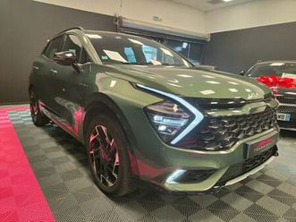 kia sportage 1.6 t-gdi 265ch isg hybride rechargeable bva6 4x4 gt line premium - full potions - suivi complet -