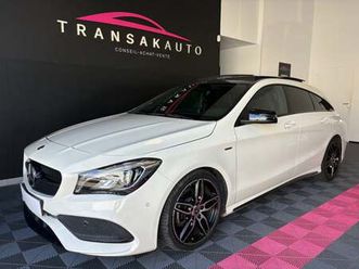 mercedes classe cla shooting brake 200 7-g dct a white art edition pack amg vehicule suivi et entretenu toit ouvrant + hayon éléctrique