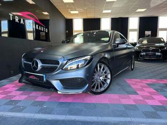 mercedes classe c coupe 220 d 9g-tronic sportline pack amg line / tres bon etat / entretien reseau mercedes / rien a prevoir