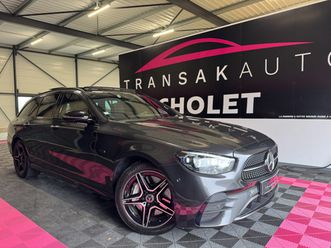 mercedes classe e break 300 de 9g-tronic amg line avec garantie mercedes 04/2026 + pack premium plus + distronic plus + attelage électrique