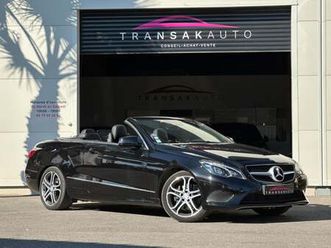 mercedes classe e cabriolet 200 executive a 184ch