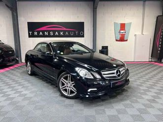 mercedes classe e cabriolet 350 cdi blueefficiency executive a
