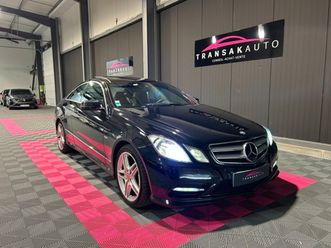 mercedes classe e coupe 500 408 cv biturbo blueefficiency executive a + caméra et radar + h&k + toit ouvrant
