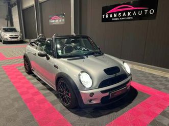 mini cabriolet cooper s r53 kit jcw 210 cv + sièges chauffants + climatisation