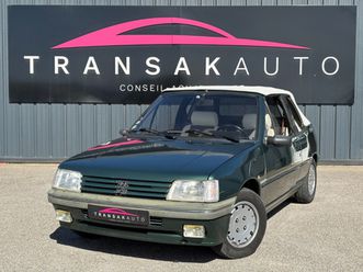 peugeot 205 cabriolet 1.4i roland garros 75 ch / filet de séparation / couvre capote