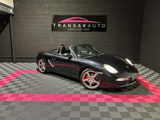 porsche boxster 3.2i s 280 cv + entretien complet + psm + sièges chauffants