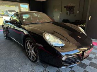porsche cayman s 3.4i 320 pdk sport + / pack chrono / entretien exclusif porsche / interieur cuir rouge bordeaux
