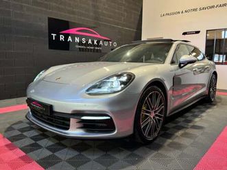 porsche panamera 4 v6 3.0 462 hybrid sport turismo pdk - pdls+ - caméra 360 - toit ouvrant - sièges élec chauff + ventilés....