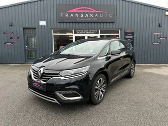 renault espace v tce 225 edc fap initiale paris 7 places /carplay/sieges av ar chauffant ventiles/volant chauffant/bose/parking auto