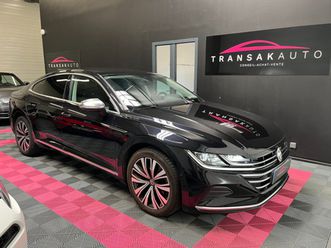 volkswagen arteon 1.4 ehybrid rechargeable opf 218 cv dsg6 elegance + acc + sieges chauffants av / ar + camera 360°