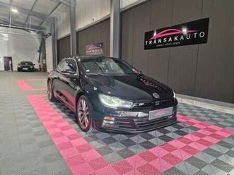 volkswagen scirocco 2.0 tsi 180 cv dsg6 carat r-line + bluetooth + caméra de recul + radar avant/arrière + sièges chauffants