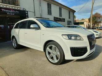 audi q7 série 1 v12 6.0 tdi quattro tiptronic6 500cv 7 places - suivi audi - toutes options - attelage -