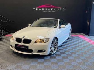 bmw serie 3 cab e93 320d m sport stage 1 210ch / capote rigide électrique / chaine de distribution fait