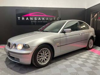 bmw serie 3 compact e46 325 ti compact 2.5 192cv / toit ouvrant / historique complet