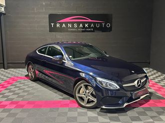 mercedes classe c coupe 200 7g-tronic + fascination 184 cv + sièges chauffants + burmester + caméra de recul