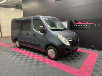 opel movano 2,3 cdti 125 cv bi-turbo start/stop combi l1h1 + tpmr handicap + rampe electrique + boite auto + 4 places + 1 fauteuil