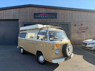 volkswagen combi t2 1.6 50 cv aménagé + français + tente de toit + frigo + panneaux solaires + roue de secours