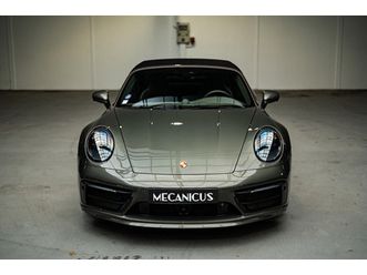 porsche 911 992.1 targa 4s *vert aventurine / cuir vert / burmester*
