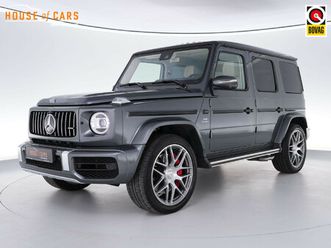 mercedes-benz g-klasse 63amg 585pk |schuif/kantel dak|burmester|massage|360° camera|sportuitlaat|sfeerverlichting|stoelverwarming & verkoeling|apple carplay|stu