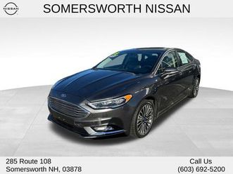 used 2018 ford fusion titanium