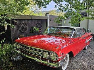 chevrolet impala, rot-weiss, jg. 1960, top zustand!